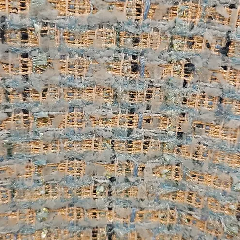 St. John ππ Sequin Tweed Knit Sheath Dress ~ Aqua 14 NWOT