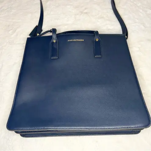 Aimee Kestenberg Mariah Triple Entry Tote Bag in Royal Navy Blue