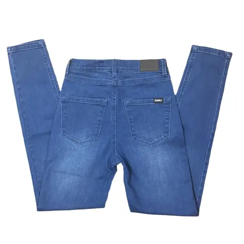 NWT Barbell Apparel Women’s Mom Fit High Rise Dark Indigo Jeans Size 23 Blue