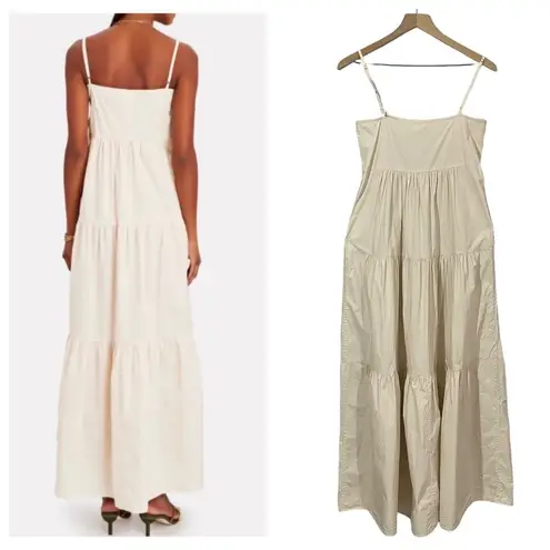 Bird & Knoll Luna Cotton Tiered Maxi Dress