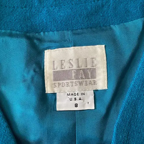 Leslie Fay Wool Blend Skirt Set