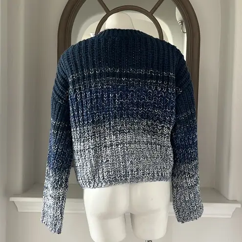 525 Ombré Sweater in Dark Blue Multi Size L New w/Tag Size L
