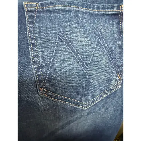 Mother Denim Greaser Overall Crop, What I Had Before I Had You Size 27 Blue