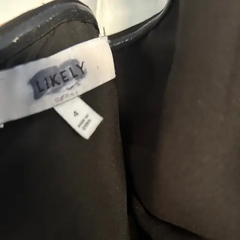 Likely Rocky Ruched Cut-Out Gown in black