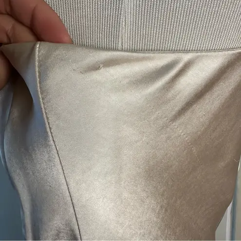 Princess Polly Hewlett Mini Dress Champagne sz 6