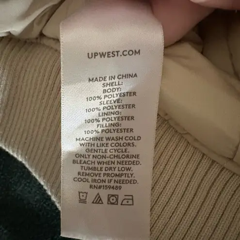 UpWest Sherpa Bomber Jacket Oversized Size XS EUC