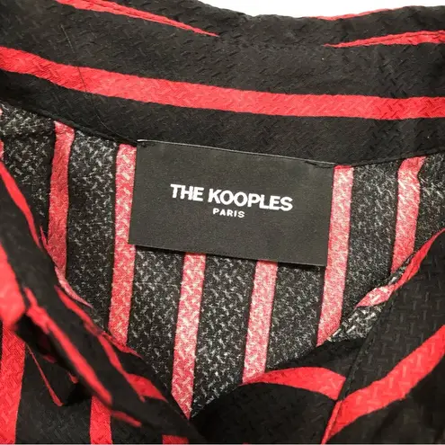 The Kooples Women’s Striped Puff-Sleeve Button Down Shirt