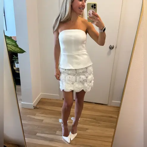 Elliatt Selena Mini Dress in Ivory