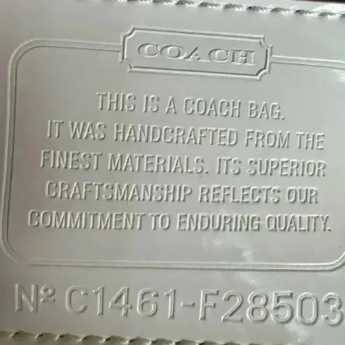 Coach  Devin Light Beige Khaki Ivory satchel Handbag Purse.