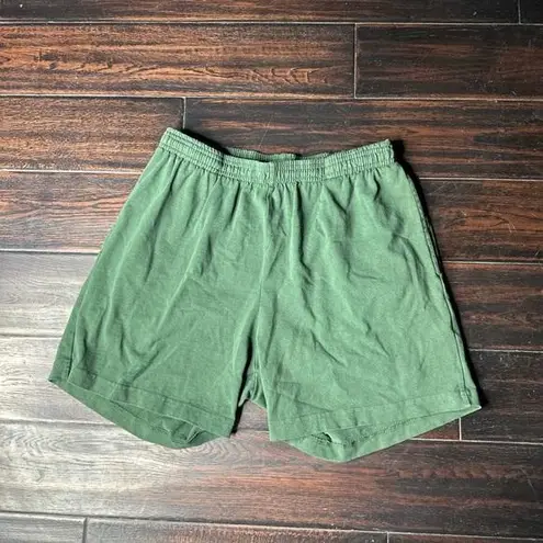 Los Angeles Apparel Drawstring waist, cotton shorts, , basic casual