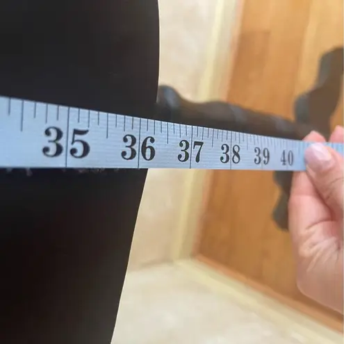 Badgley Mischka NWT Studio Sport black satin dress with stripes pockets Sz 12