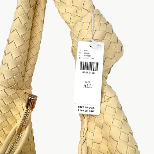 Melie Bianco NWT Anthropologie Melie Blanco Brigitte Large Woven Shoulder Bag | OS | Lemonade