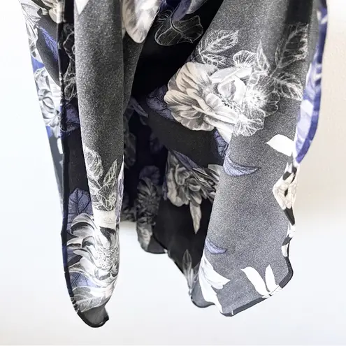 City Chic Epic Floral Mini Dress in Black