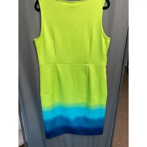 Bold Elements tropical sleeveless midi bomd A-line XL(b54 )