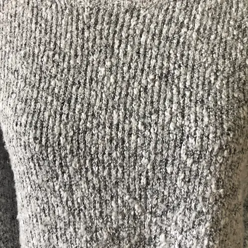 Buffalo David Bitton White & Black Knit Sweater L