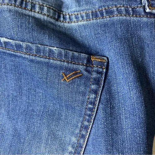 William Rast Ankle Skinny Raw Hem Grommet Jeans