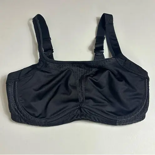 Soma Women's Sport Max Impact Underwire Sports Bra Black Size 36D
