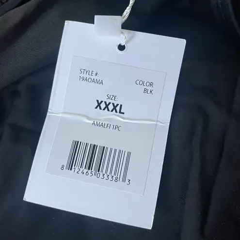 ANDIE Amalfi One Piece Black Swimsuit XXXL