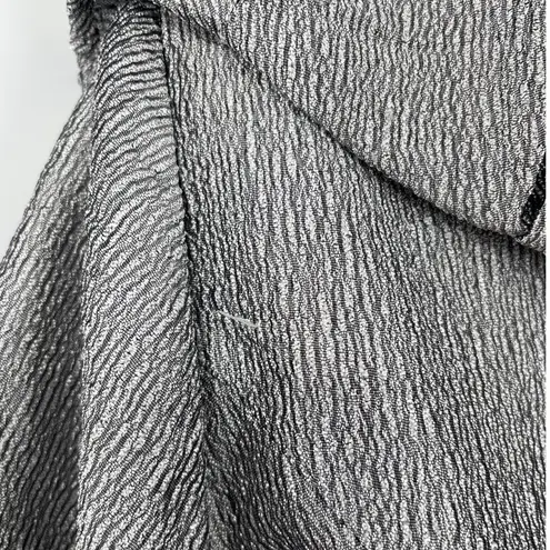 Dressbarn Collection Ruffle Collar Cocktail Womens Jacket Sz 20W Retro Glam Belt Silver