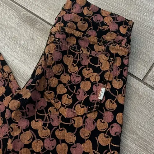 Mother Denim The Looker Cherry Pickin Stretch Denim Jeans Size 24 NWOT Orange