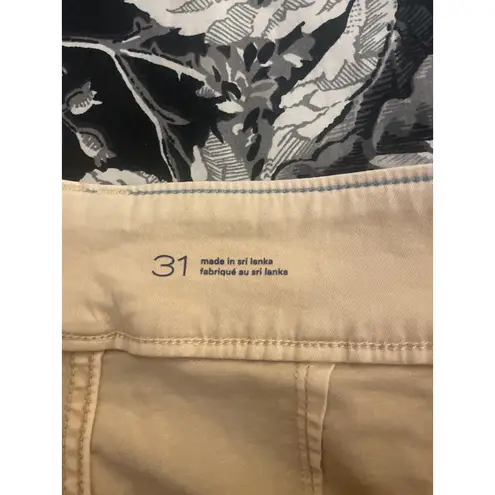 Pilcro Anthropologie Cropped Wide Leg Trouser Pants Size 31 CASUAL UTILITY M