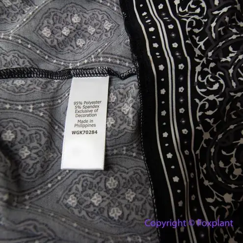 New! MAGNOLIA GRACE Stitch Fix Alhambra Embroidered Trim Knit Dress size L Black Size L