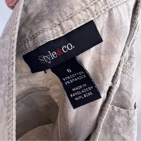 Style & Co 5/$25  cropped cargo pants size 6