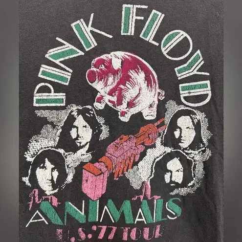 John Varvatos Pink Floyd The Animals 1977 Tour Gray 100% Cotton T