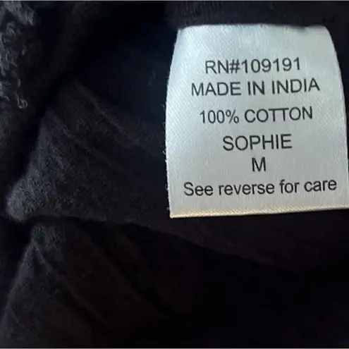 Tokyo Denim Bank Black Tiered Maxi Skirt Medium Goth Fairy Grunge Dark Romance