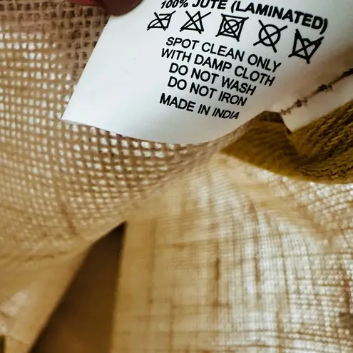 Jute Bon Voyage Beach Sequin Pineapple Beach Travel Tote Bag Vacation Tan NWT