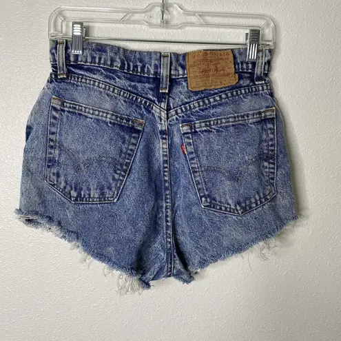 Levi's Vintage  505 High Rise Cut Off Denim Shorts Junior’s 15