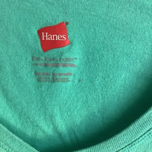 Hanes  Women's BUNDLE of 3 Green, Grey, Teal Long Sleeve Tee Size L