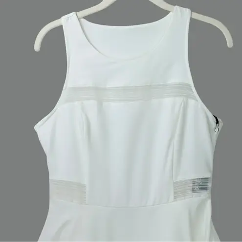 Lulu*s size M Play Nice Ivory Skater Dress Mini HOCO Graduation Bridal Shower White Size M