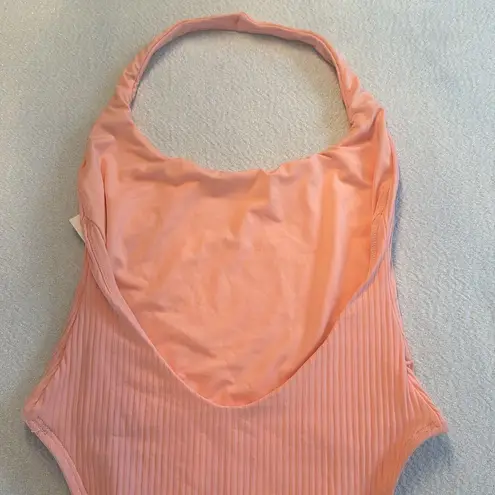 Vitamin A Alia One Piece - Pink Coral EcoRib, Size Medium, $170