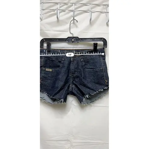 Tyler Skye Shorts Women's Size 25 Blue London Straight Cut Offs BLS