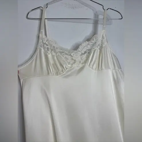 Vassarette Vasaerette Size 40 Cream Slip‎ Midi Dress CP0758