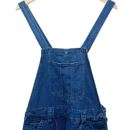 Lucky Brand  Indigo Blue Soft Utility Jean Overalls Women’s Size XS Boho Jumpsuit