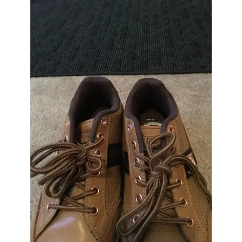 COOGI Australia Adult Unisex Shoes Sneakers Casual Size 8 Brown Tan