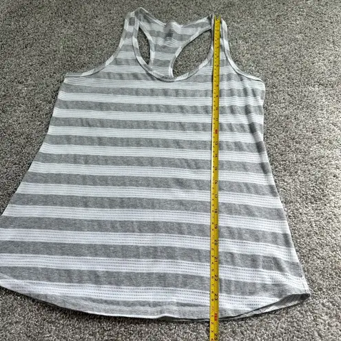 Victoria's Secret Victoria’s Secret VSX Sports Gray Striped Women's Tank Top