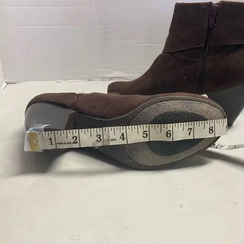 kim rogers Brown Austin Booties Size 8.5 M