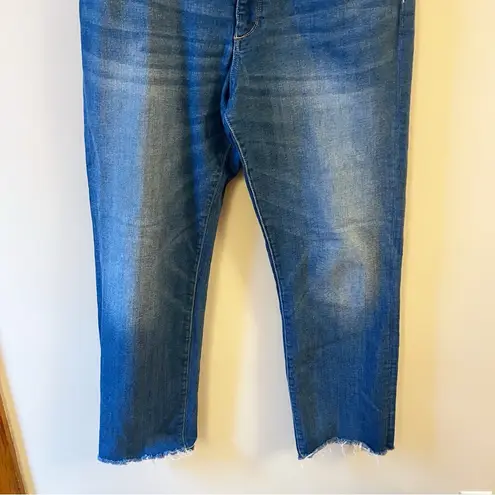DL1961 Halle Straight High Rise Instasculpt Jeans Size 32 Medium Blue Wash