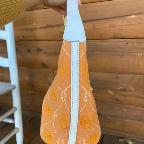 Dooney & Bourke Vintage Y2K  bucket bag orange white