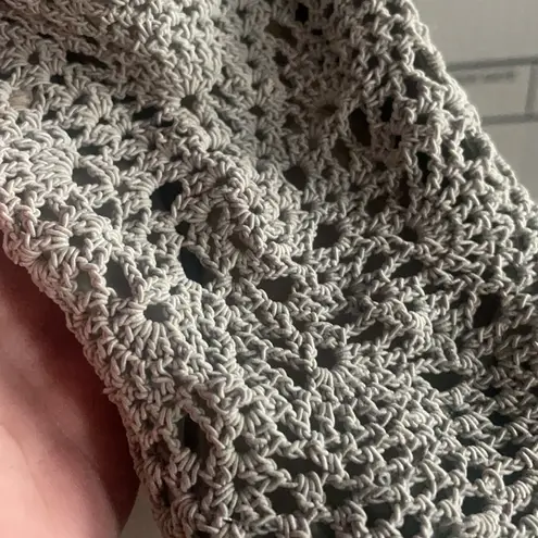 Vero Cuoio Authentic crochet tan heels size 9