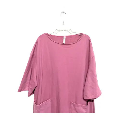 Nap Loungewear Oversized Caftan Dress Pockets Pink One Size Sleep Nightgown Size L