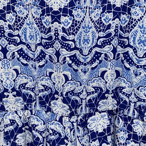 Charlotte Russe  | patterned cornflower blue romper