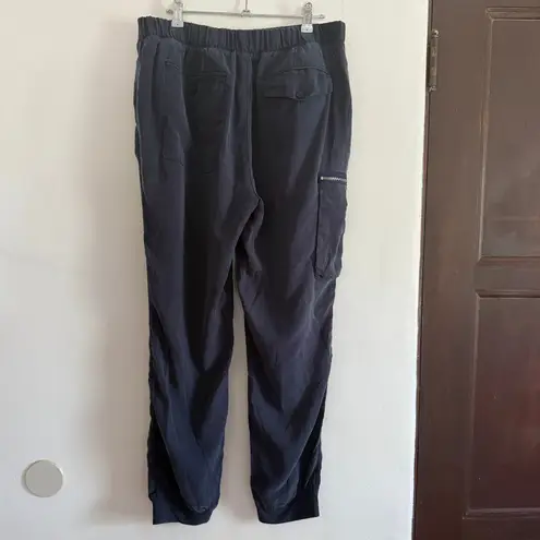 ATM Anthony Thomas Melillo | Washed Black Tencel Jogger Pants | Large
