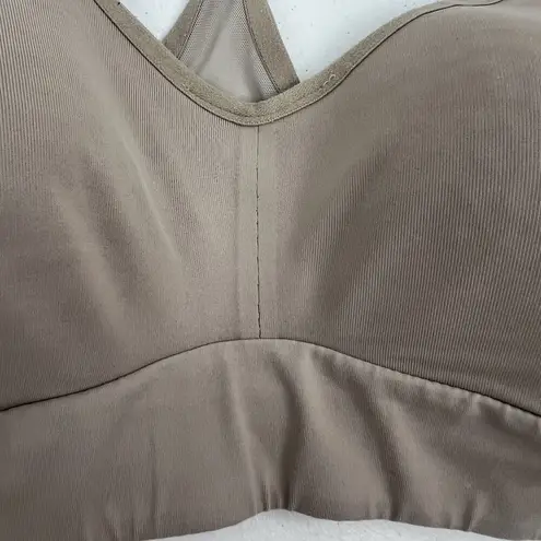 Lululemon  Size 4 XS Speed Up Bra High Support for C/D Cup In Crepe Beige Stretch