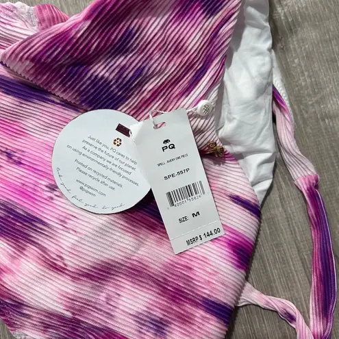 PilyQ NWT PQ Avery Halter One-Piece Swimsuit Size M