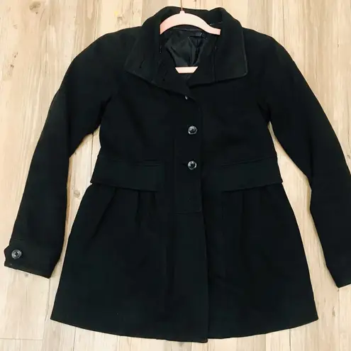 Gap  Black Peacoat jacket sz XS