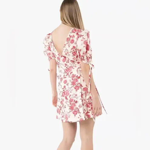 Like new THE VAMPIRE’S WIFE Red Floral Wrapsody Mini Dress Size XS